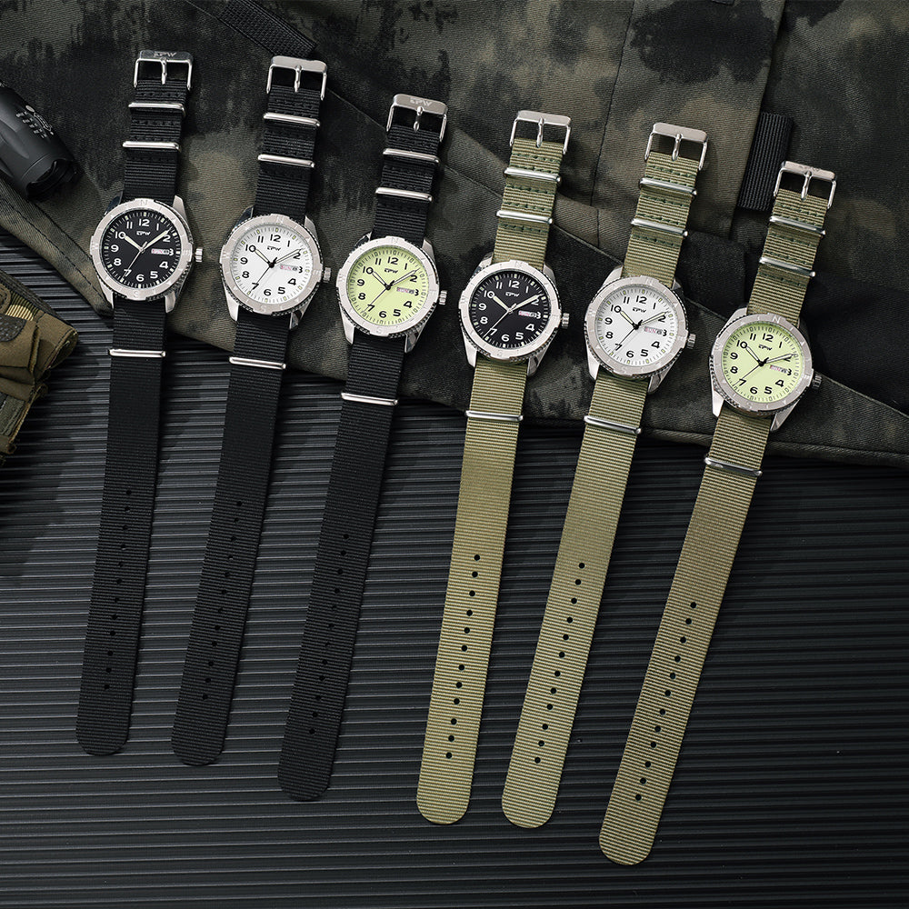 TPW K7104 New Field Watch For Men And Women Luminous Dial 3ATM Waterproof