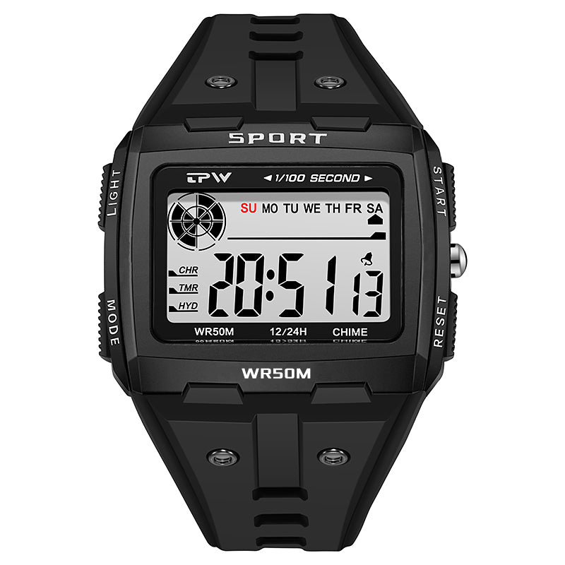 TPW K9029 Best Men Large Display Alarm Digital Stop Watches With Timer