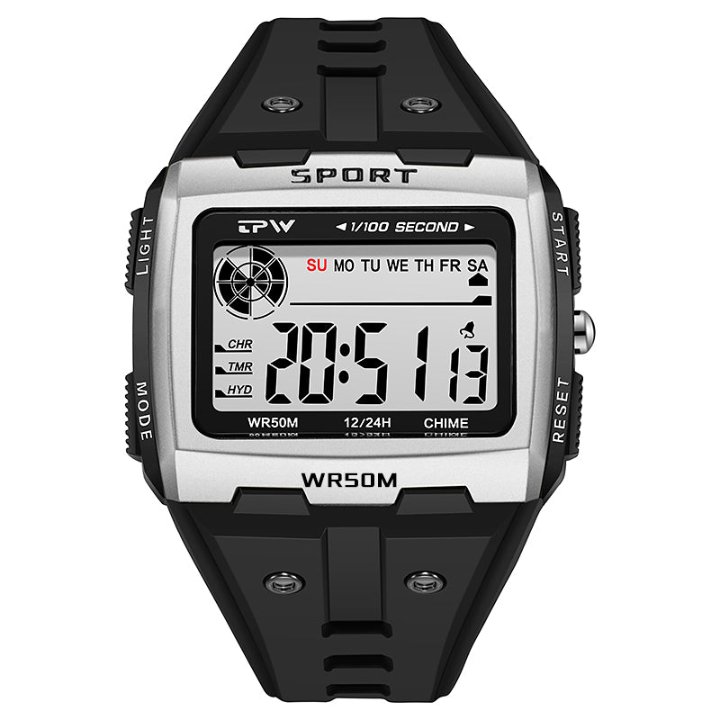 TPW K9029 Best Men Large Display Alarm Digital Stop Watches With Timer
