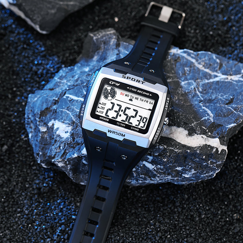 TPW K9029 Best Men Large Display Alarm Digital Stop Watches With Timer