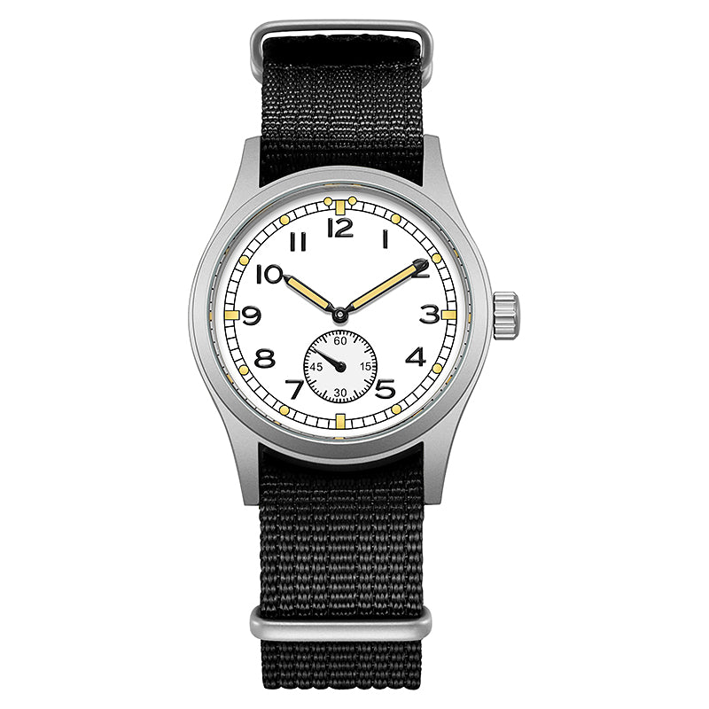 TPW K7117 Men's Outdoor Field Watch 38mm Big Numeral Luminous Dial Sub-Dial Sandblasted