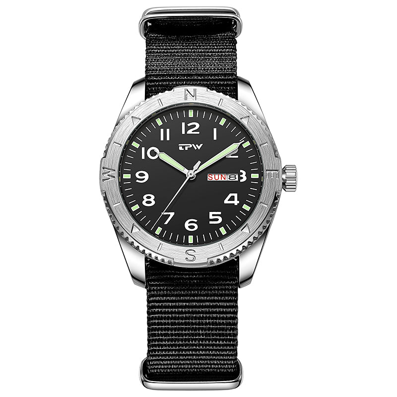 TPW K7104 New Field Watch For Men And Women Luminous Dial 3ATM Waterproof