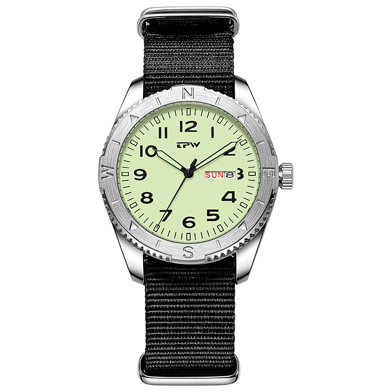 TPW K7104 New Field Watch For Men And Women Luminous Dial 3ATM Waterproof