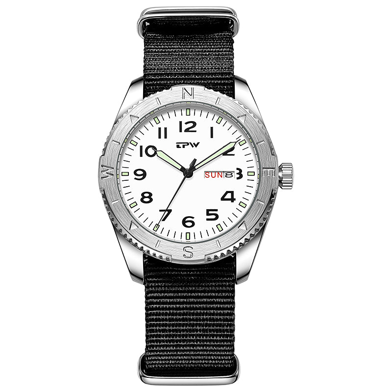 TPW K7104 New Field Watch For Men And Women Luminous Dial 3ATM Waterproof