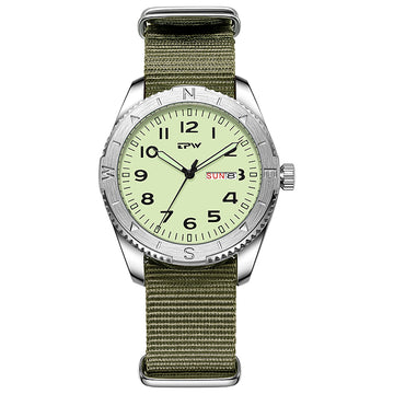 TPW K7104 New Field Watch For Men And Women Luminous Dial 3ATM Waterproof