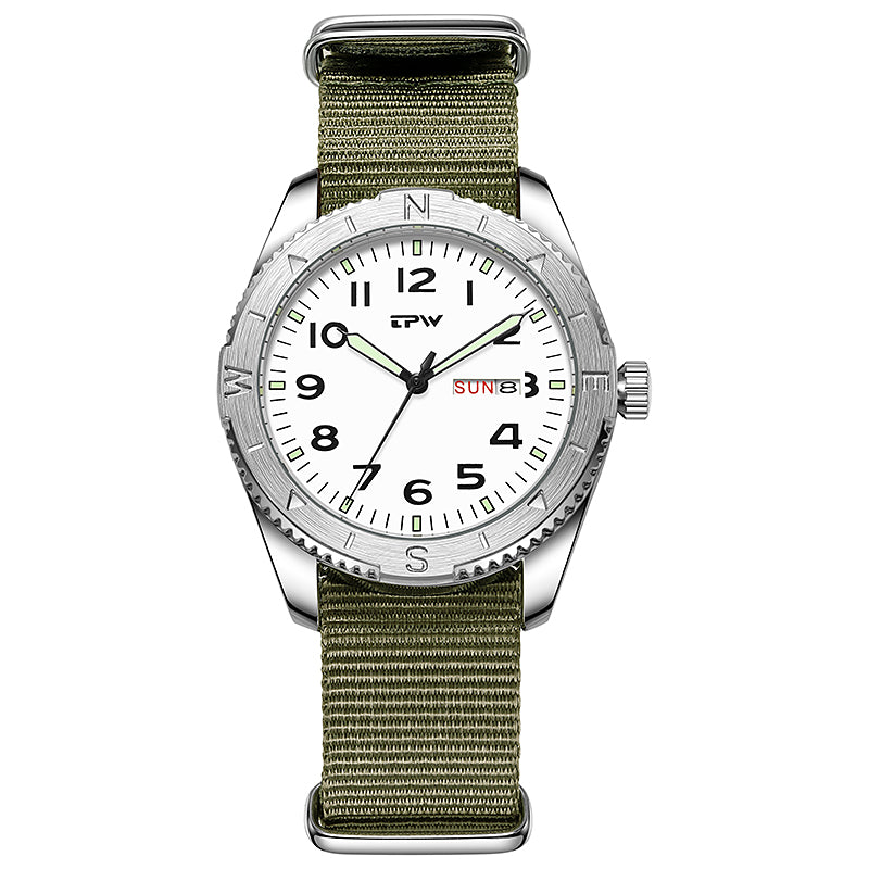 TPW K7104 New Field Watch For Men And Women Luminous Dial 3ATM Waterproof