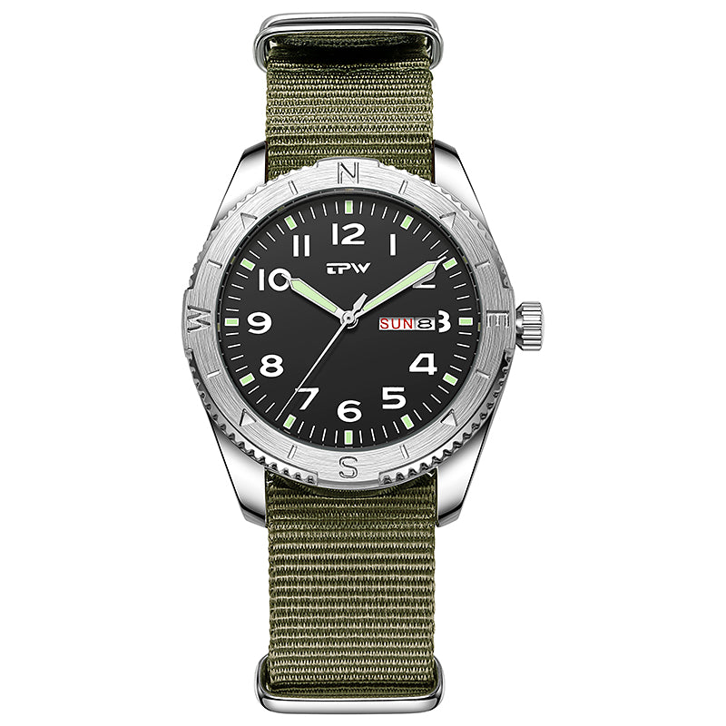 TPW K7104 New Field Watch For Men And Women Luminous Dial 3ATM Waterproof
