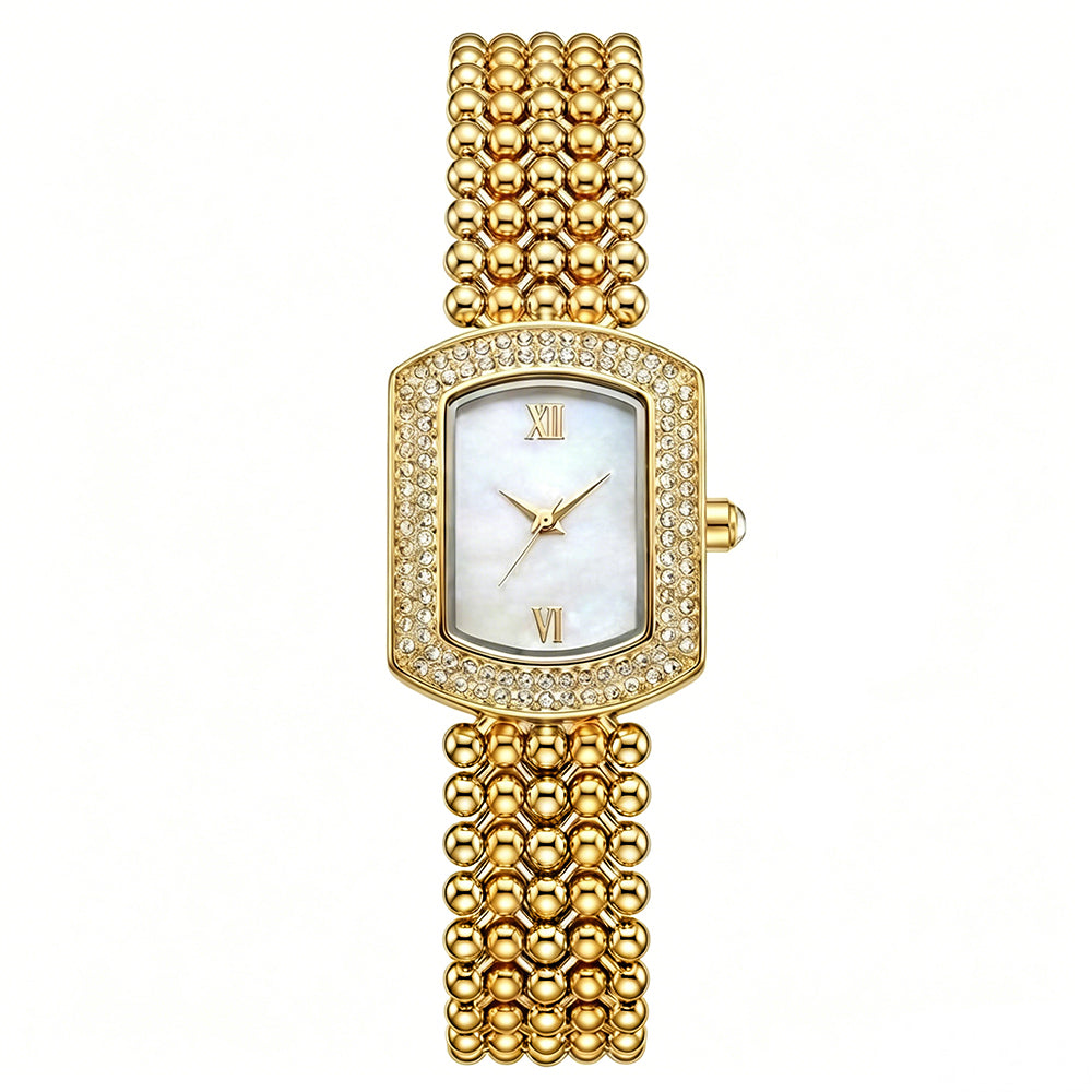 TPW K3124 Wholesale Luxury Rectangle Crytal Quartz Wrist Watches for Ladies