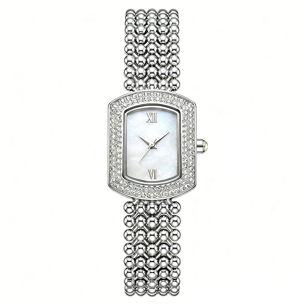 TPW K3124 Wholesale Luxury Rectangle Crytal Quartz Wrist Watches for Ladies