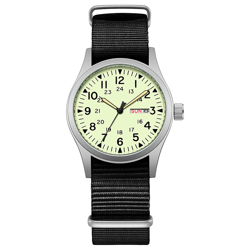 TPW K7105 Fashion 38mm Vintage Field Quartz Sports Watches Men Strong Lumonous Wholesale