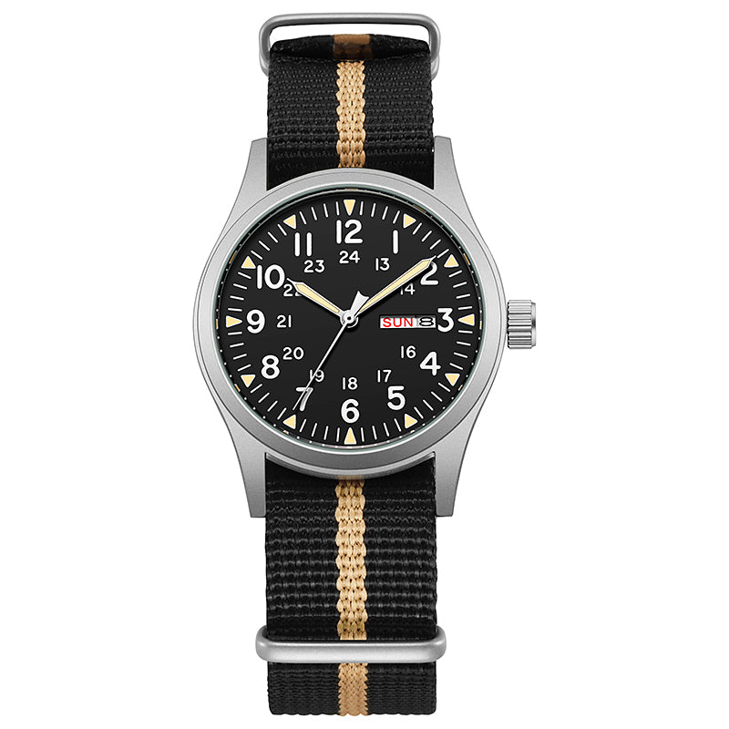 TPW K7105 Fashion 38mm Vintage Field Quartz Sports Watches Men Strong Lumonous Wholesale