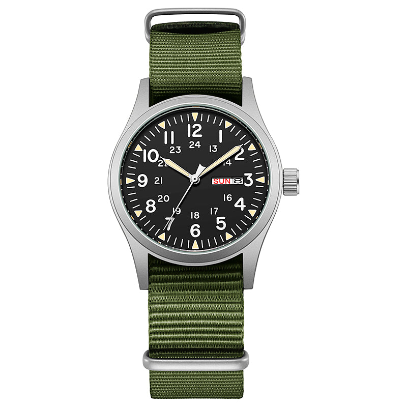 TPW K7105 Fashion 38mm Vintage Field Quartz Sports Watches Men Strong Lumonous Wholesale