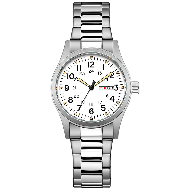 TPW K7105 Business Men 38mm Luninous Dual Calendar Quartz Watch High Quality