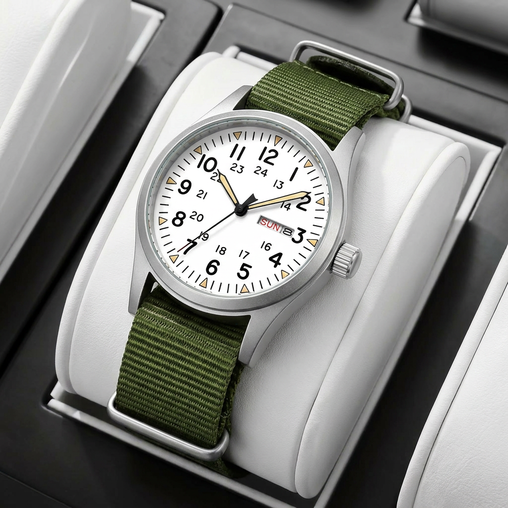 TPW K7105 Fashion 38mm Vintage Field Quartz Sports Watches Men Strong Lumonous Wholesale