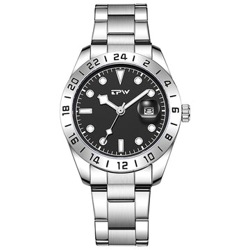 TPW K5019 Luxury Calendar Waterproof Blue Dial Wrist Watch for Men Montre Homme