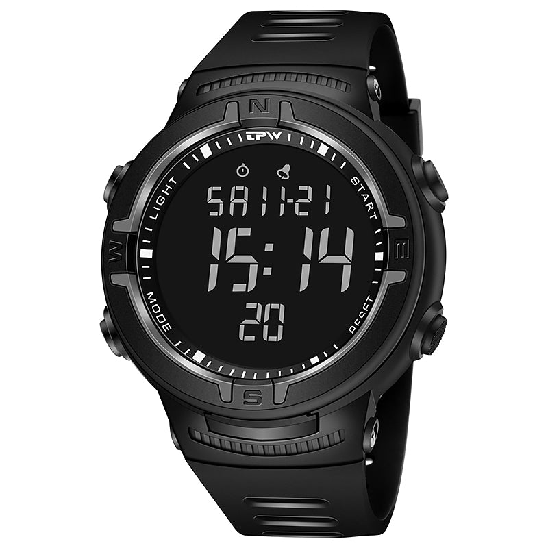 TPW K9011 Fashion Sports LCD Wrist Watch Chronograph Supplier Digital Watches for Men Waterproof