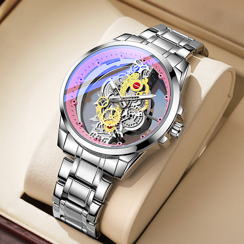 TPW K5110 Luxury Skeleton Design Luminous Wrist Watch for Men Wristwatch
