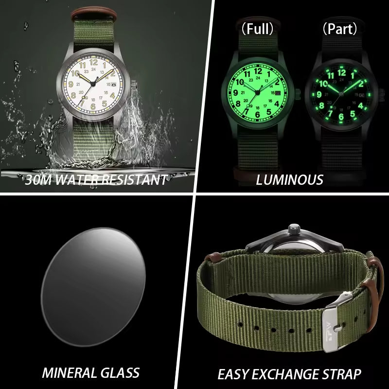 TPW K7111 Vintage 34mm Luminous Sports Outside Ladies Quartz Watches Reloj Para Mujer