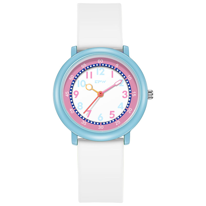 TPW K7021 Fashion Colored Kids Sport Silicone Quartz Watches For Children