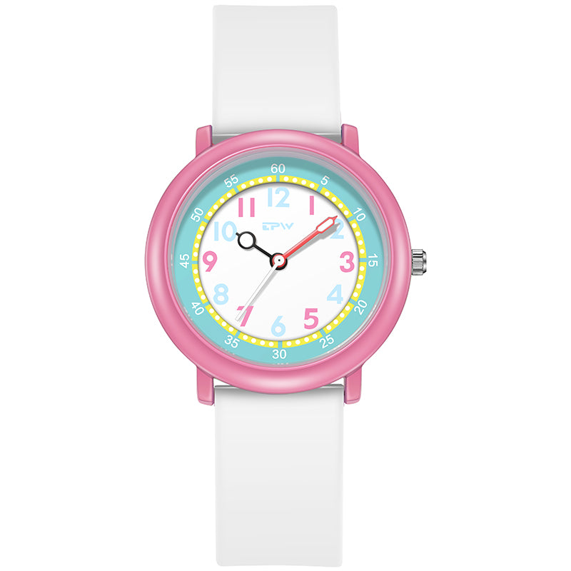 TPW K7021 Fashion Colored Kids Sport Silicone Quartz Watches For Children
