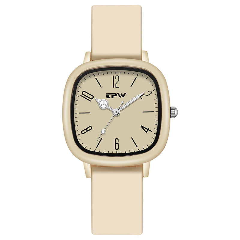 TPW K7027 Fashion 34mm Small Design Kids Silicone Luminous Waterproof Sport Wrist Watch