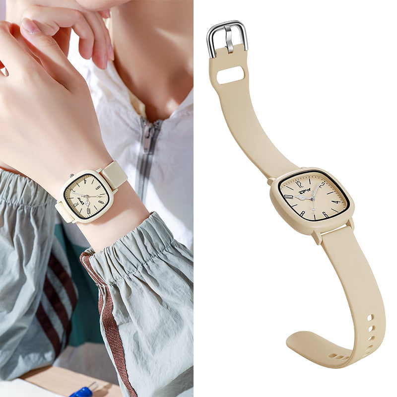 TPW K7027 Fashion 34mm Small Design Kids Silicone Luminous Waterproof Sport Wrist Watch