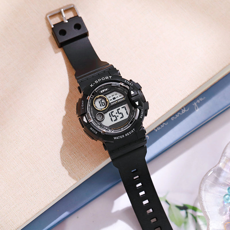 TPW K9038 Lovely Fancy Waterproof Digital Wrist Watches For Girls And Boys Alarm Watch