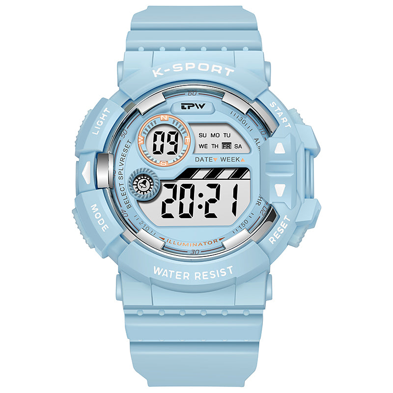 TPW K9038 Lovely Fancy Waterproof Digital Wrist Watches For Girls And Boys Alarm Watch