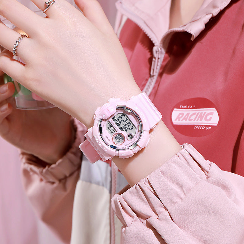 TPW K9038 Lovely Fancy Waterproof Digital Wrist Watches For Girls And Boys Alarm Watch