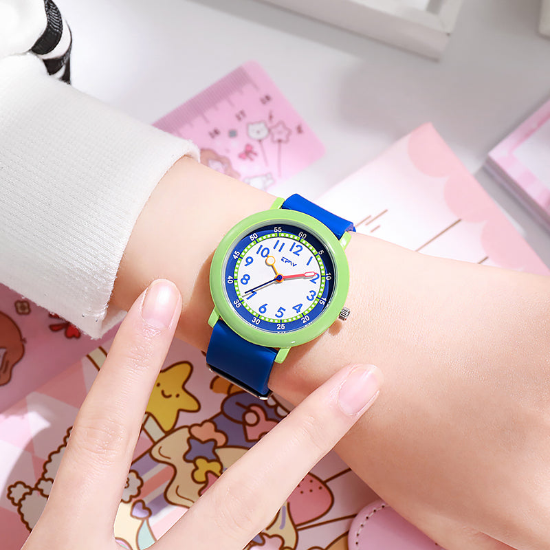 TPW K7021 Fashion Colored Kids Sport Silicone Quartz Watches For Children