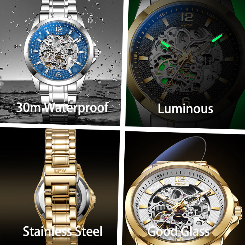 TPW X5003 Men's Luminous Automatic Mechanical Watches Luxury Montre Homme Automatique