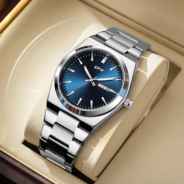 TPW K5128 Luxury Calendar Luminous Analog Quartz Watch for men Wristwatches