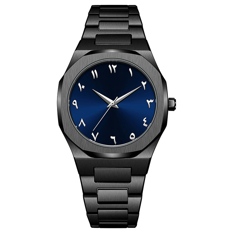 TPW K5024 Hot Men Black Arabic Number Dial Analog Wrist Watch Wholesale Montre Arabe