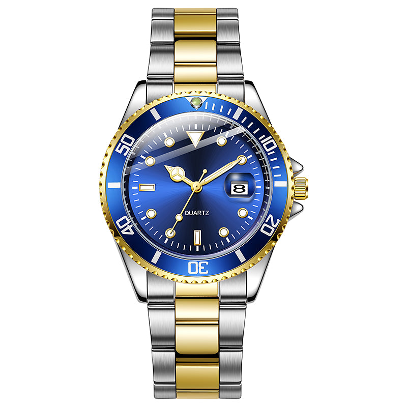 TPW K5018 Luxury Waterproof Analog Luminous Steel Wrist Quartz Watch for Men Relojes