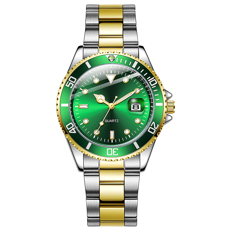 TPW K5018 Luxury Waterproof Analog Luminous Steel Wrist Quartz Watch for Men Relojes