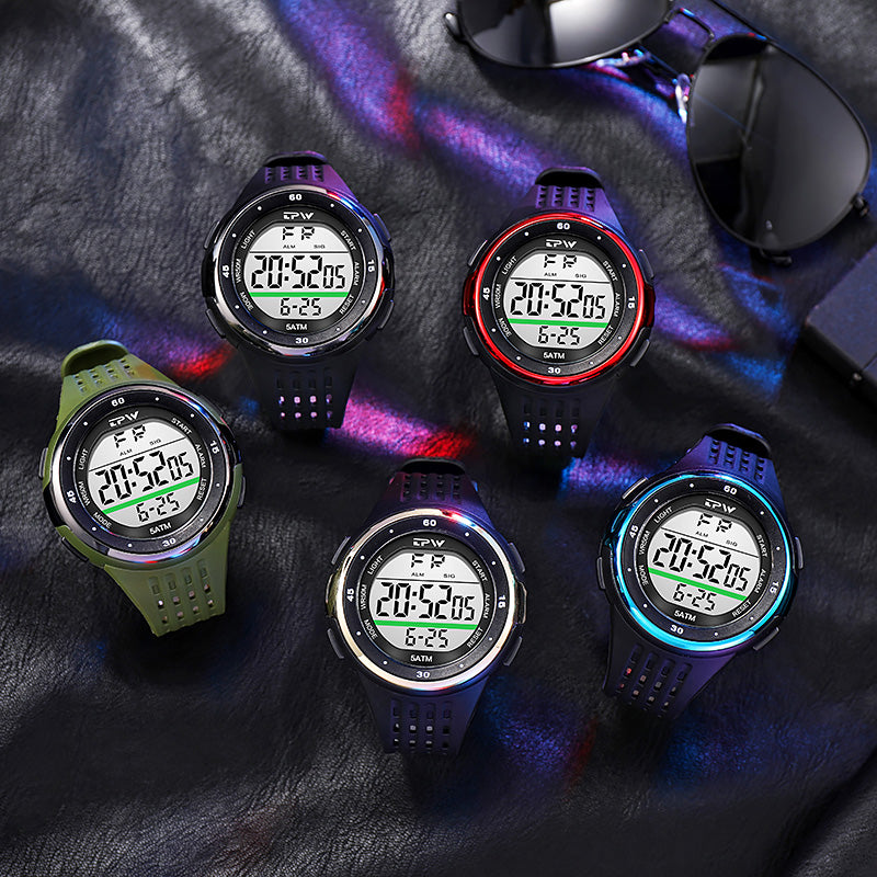 TPW K9019 5 ATM Water Proof Dive Watches Relojes Digital Movement Wrist Watches
