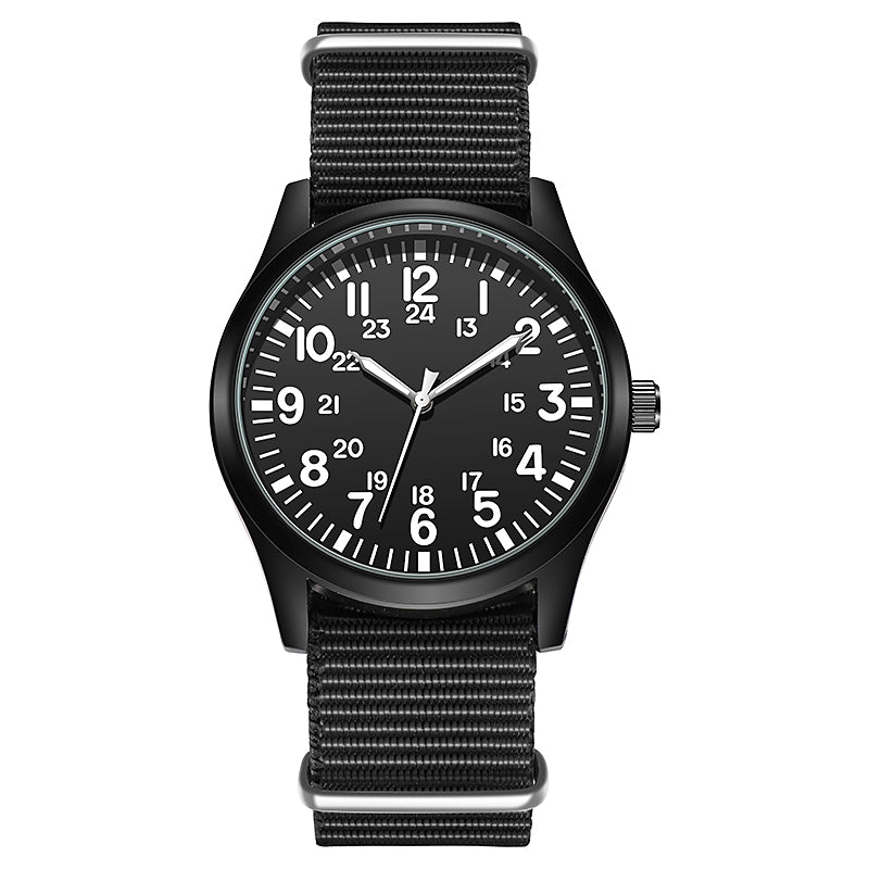TPW K7006 Fashion Green Nylon Leather Band Wristwatch Business Men Quartz Watch