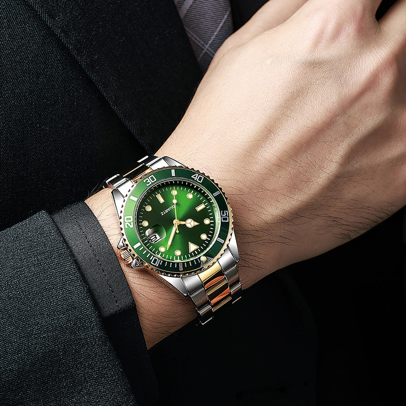 TPW K5018 Luxury Waterproof Analog Luminous Steel Wrist Quartz Watch for Men Relojes