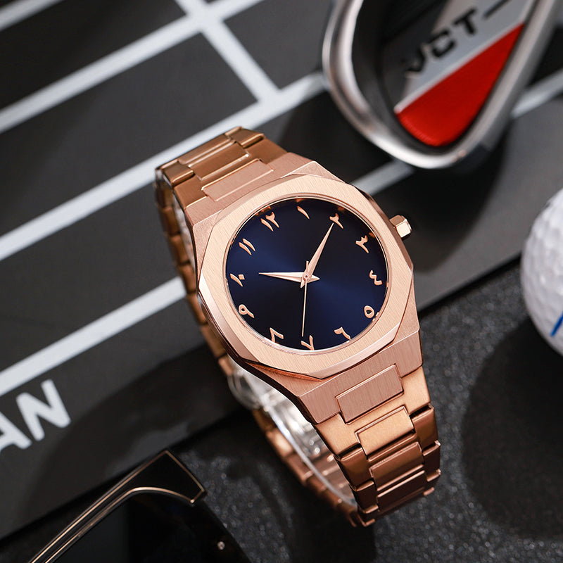 TPW K5024 Hot Men Black Arabic Number Dial Analog Wrist Watch Wholesale Montre Arabe