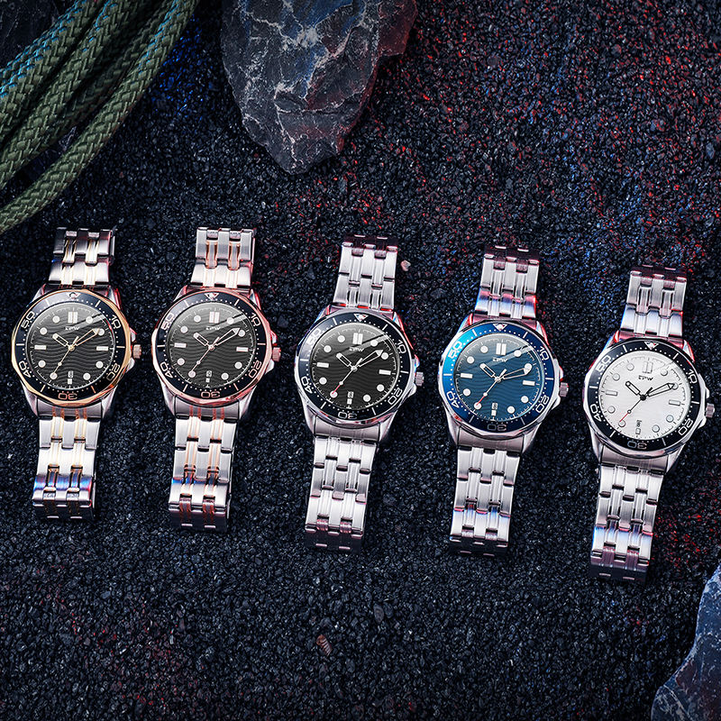 TPW K5125 Hot Tending Business Design Luxury Date Quartz Watches for Men Wholesale