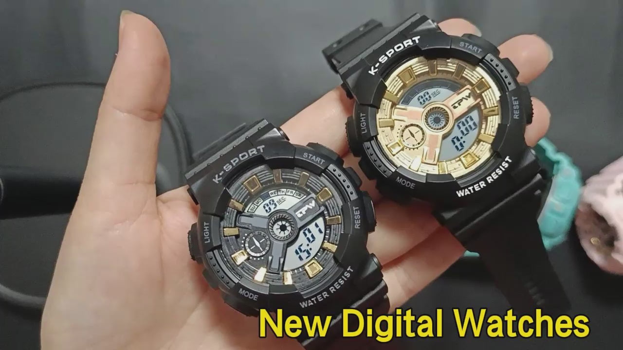 TPW K9054 Children's Fashion Sport Digital Watch Waterproof Luminous Alarm Outdoor Activities