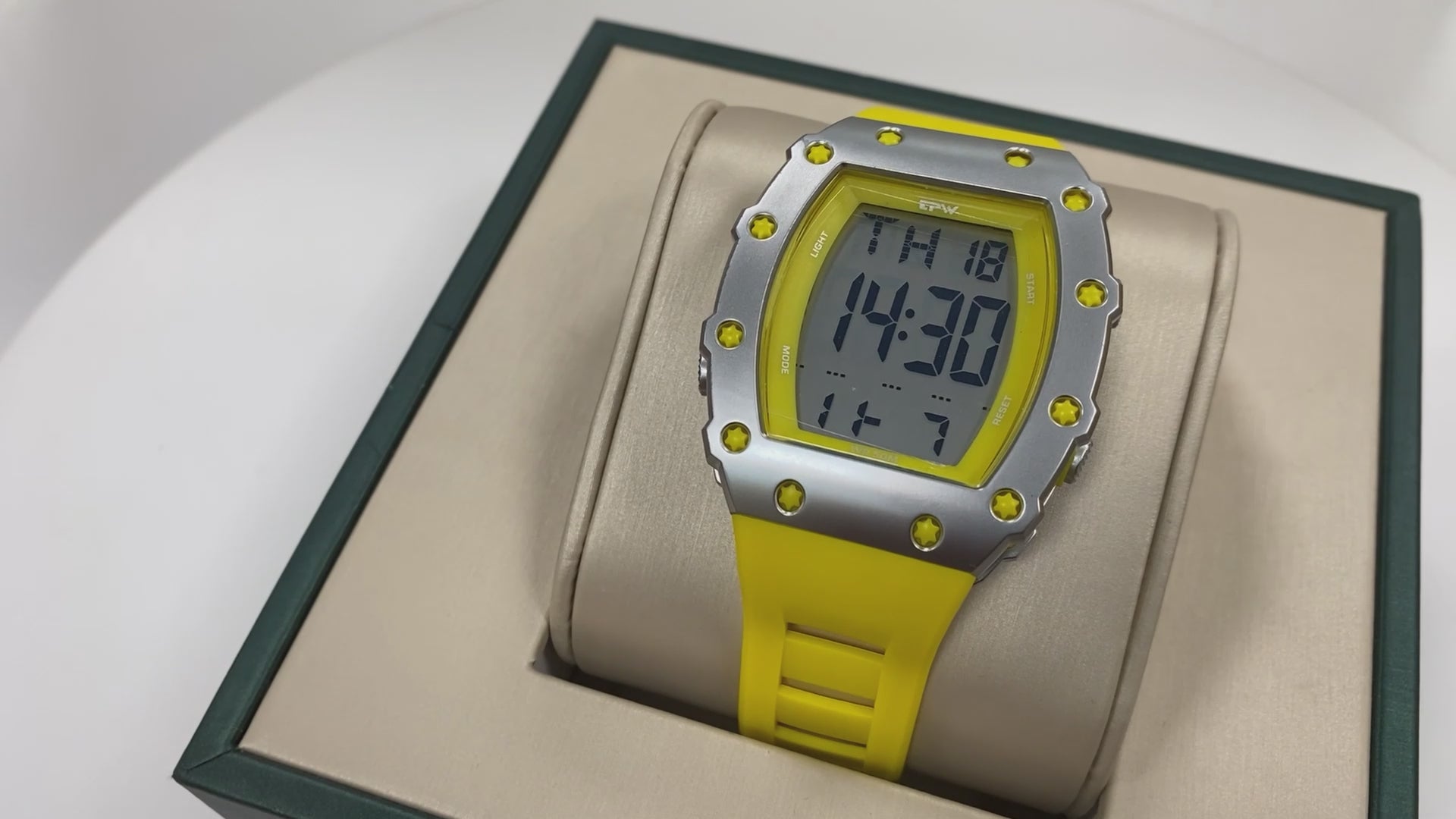 TPW K9058 Men Tonneau-shape Waterproof Square Digital Watch Relojes Digitales