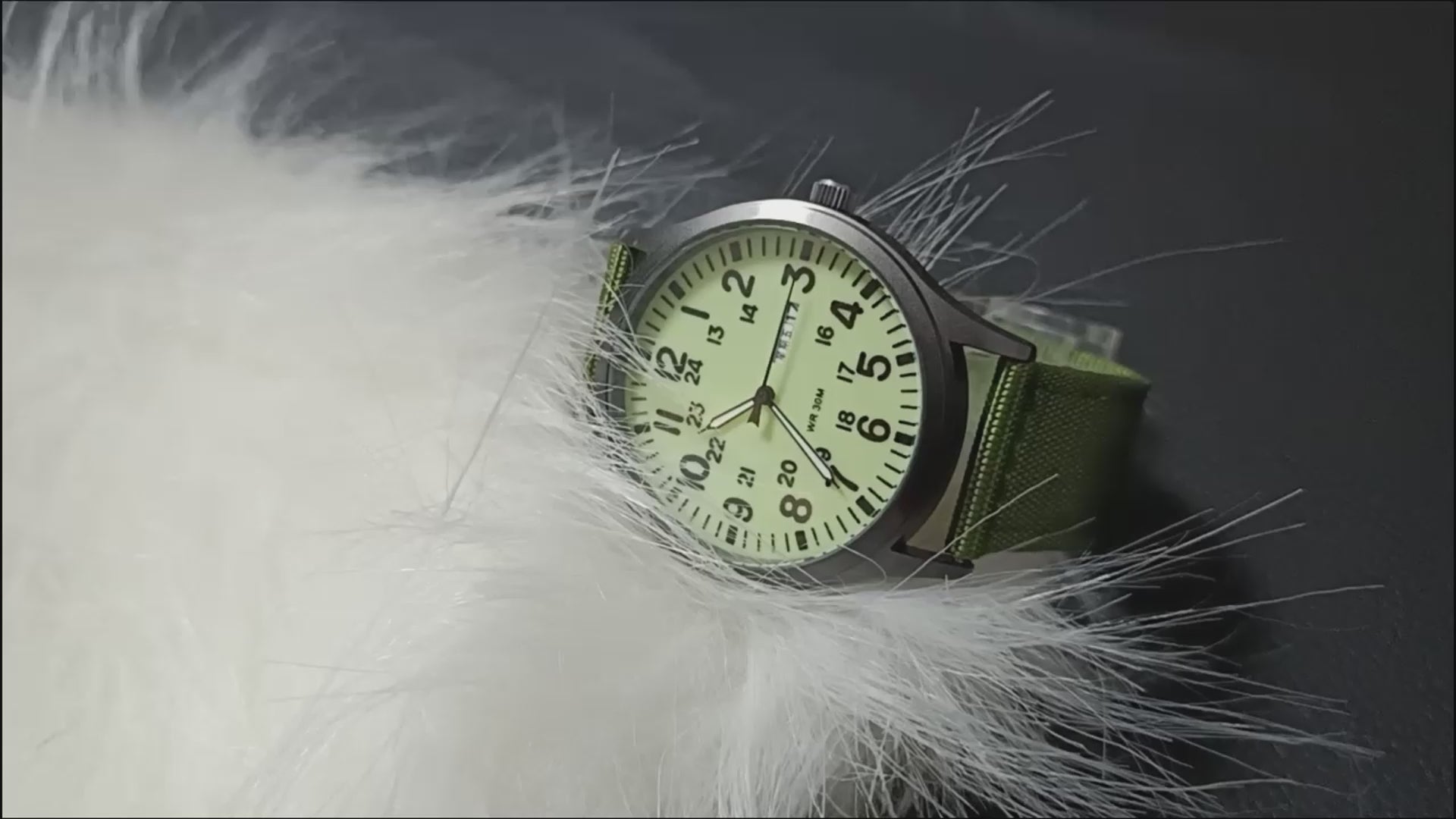 TPW K7101 Classic Men's Sports Full Luminous Nylon Quartz Watches Wholesale