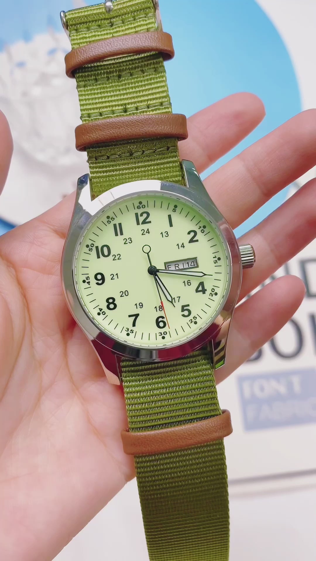 TPW K7109 Fashion Sports Design New Arrival Men Skin Friendly Nylon Watches