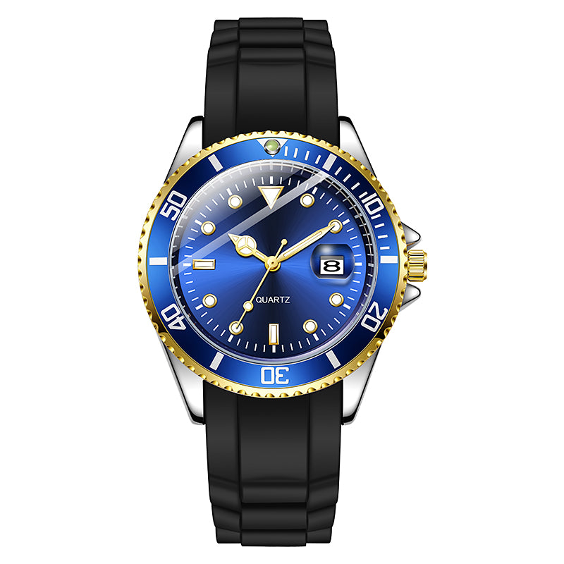 TPW K5018 Fashion Silicone Design Quartz Watches With Date Dial Montre Pour Hommes