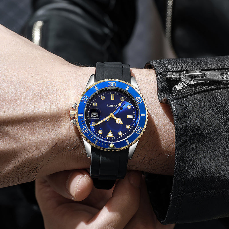 TPW K5018 Fashion Silicone Design Quartz Watches With Date Dial Montre Pour Hommes