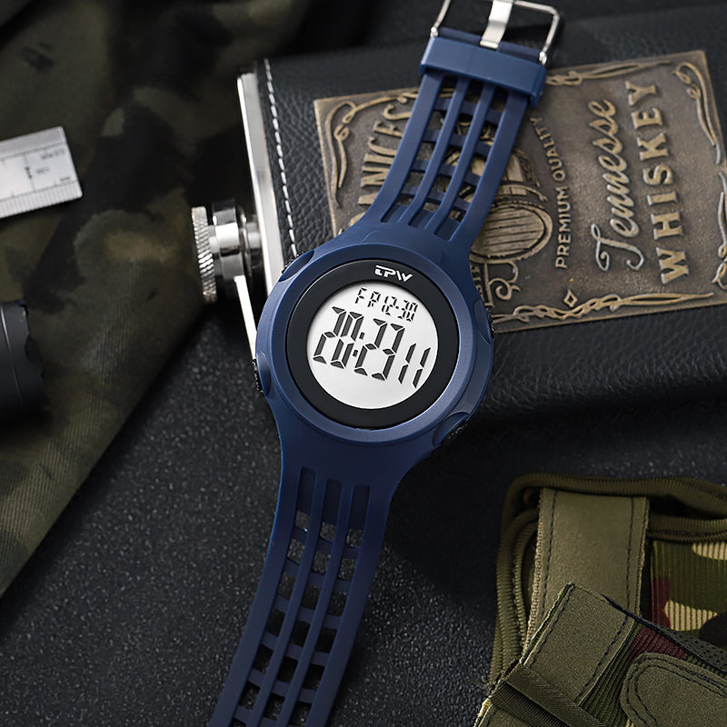 TPW K9036 Men Chronograph Electronic Clock Waterproof Digital Watches Reloj Para Hombre