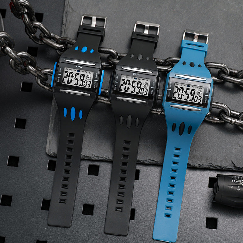 TPW K9051 Electronic Luminous Sport Digital Watches for Kids Waterproof Relojes Digitales