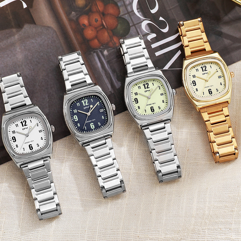 TPW K3113 Luxury Calendar Luminous Analog Quartz Watch for Women Wholesale Wristwatches